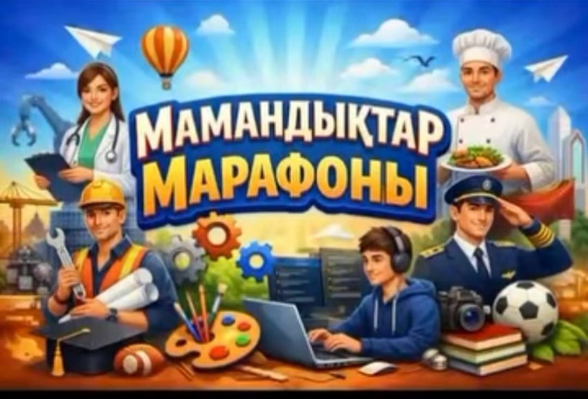 🎓"Мамандықтар марафоны" байқауы өткізілді.
